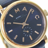 Marc Jacobs Baker Navy Blue Dial Blue Leather Strap Watch for Women - MBM1331 Authentic Buy Shop Now