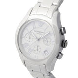 Emporio Armani Valente Chronograph Grey Dial Grey Steel Strap Watch For Men - AR1460 Authentic Buy Shop Now