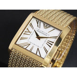 Emporio Armani Mother of Pearl Dial Gold Mesh Bracelet Watch For Men - AR2016 Authentic Buy Shop Now
