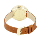 Swarovski Crystalline Pure White Dial Brown Leather Strap Watch for Women - 5275040 Authentic Buy Shop Now