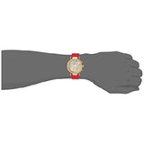 Guess Solstice Diamonds Gold Dial Red Rubber Strap Watch for Women - GW0484L1 Authentic Buy Shop Now