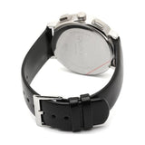 Calvin Klein Posh Silver Dial Black Leather Strap Watch for Men - K8Q371C6 Authentic Buy Shop Now