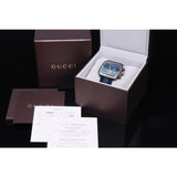 Gucci Coupe Chronograph Blue Dial Two Tone NATO Strap Watch for Men - YA131203 Authentic Buy Shop Now
