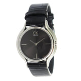 Calvin Klein Skirt Black Dial Black Leather Strap Watch for Women - K2U231C1 Authentic Buy Shop Now