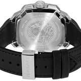 Versace Dylos Analog Black Dial Black Leather Strap Watch for Men - VQC010015 Authentic Buy Shop Now