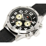 Tommy Hilfiger Sport Chronograph Black Dial Black Leather Strap Watch for Men - 1791050 Authentic Buy Shop Now