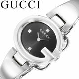 Gucci Guccisima Quartz Black Dial Silver Steel Strap Watch For Women - YA134501 Authentic Buy Shop Now