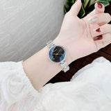 Calvin Klein Wavy Black Dial Silver Steel Strap Watch for Women - K9U23141 Authentic Buy Shop Now