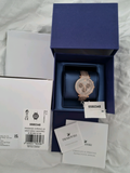Swarovski Passage Chrono Grey Dial Grey Leather Strap Watch for Women - 5580348 Authentic Buy Shop Now
