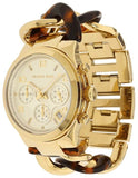 Michael Kors Runway Gold Dial Two Tone Steel Strap Watch for Women - MK4222 Authentic Buy Shop Now