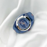 Gucci Sync XXL Quartz Blue Dial Blue Rubber Strap Watch For Men - YA137104 Authentic Buy Shop Now