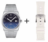 Tissot Powermatic 80 Automatic Gradient Blue Dial Silver Steel Strap Watch for Men - T137.407.11.051.01 Authentic Buy Shop Now