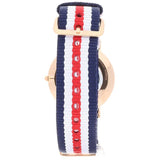 Daniel Wellington Classic Canterbury White Dial Two Tone NATO Strap Watch For Women - DW00100030 Authentic Buy Shop Now