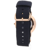 Daniel Wellington Classic Cornwall Black Dial Black NATO Strap Watch For Women - DW00100150 Authentic Buy Shop Now