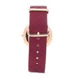 Daniel Wellington Classic Roselyn White Dial Red NATO Strap Watch For Women - DW00100271 Authentic Buy Shop Now
