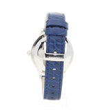 Swarovski Octea Lux Moon Crystal Blue Dial Blue Leather Strap Watch for Women - 5516305 Authentic Buy Shop Now