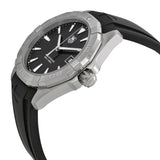 Tag Heuer Aquaracer Quartz Black Dial Black Rubber Strap Watch for Men - WAY1110.FT8021 Authentic Buy Shop Now