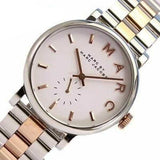 Marc Jacobs Baker White Dial Two Tone Steel Strap Watch for Women - MBM3312 Authentic Buy Shop Now