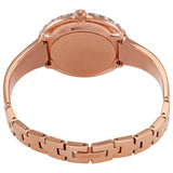 Swarovski Crystal Rose Black Dial Rose Gold Steel Strap Watch for Women - 5484050 Authentic Buy Shop Now