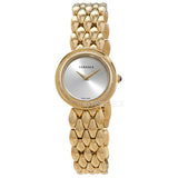Versace V Flare Diamonds Silver Dial Gold Steel Strap Watch for Women - VEBN00918 Authentic Buy Shop Now