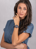 Guess Zena Blue Dial Blue Silicone Strap Watch For Women - W1094L2 Authentic Buy Shop Now