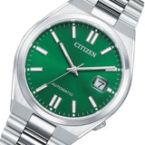Citizen Tsuyosa Automatic Green Dial Silver Steel Strap Watch For Men - NJ0150-81X Authentic Buy Shop Now