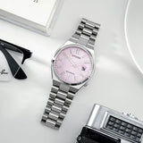 Citizen x Pantone Automatic Dreamy Pink Dial Silver Steel Strap Watch For Men - NJ0158-89X Authentic Buy Shop Now