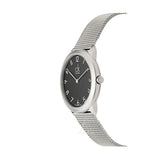 Calvin Klein Minimal Black Dial Silver Mesh Bracelet Watch for Women - K3M52151 Authentic Buy Shop Now