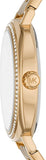 Michael Kors Nia Quartz Gold Dial Gold Steel Strap Watch For Women - MK3989 Authentic Buy Shop Now