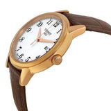 Tissot T Classic Carson Quartz White Dial Brown Leather Strap Watch for Men - T085.410.36.012.00 Authentic Buy Shop Now