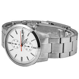 Fossil Townsman White Dial Silver Steel Strap Watch for Men - FS5346 Authentic Buy Shop Now