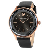 Swarovski Octea Nova Grey Dial Grey Leather Strap Watch for Women - 5295358 Authentic Buy Shop Now