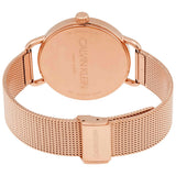 Calvin Klein Even White Dial Rose Gold Mesh Bracelet Watch for Women - K7B21626 Authentic Buy Shop Now