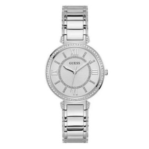 Guess Montage Quartz Silver Dial Silver Steel Strap Watch For Women - GW0588L2 Authentic Buy Shop Now