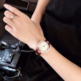 Versace Olympo Crystal Gleam White Dial Purple Leather Strap Watch for Women - VAN010016 Authentic Buy Shop Now