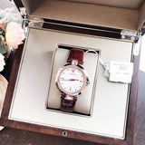Versace Olympo Crystal Gleam White Dial Purple Leather Strap Watch for Women - VAN010016 Authentic Buy Shop Now