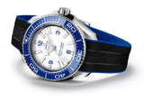 Omega Planet Ocean 6000M Co Axial Master Chronometer 45.5mm White Dial Black Rubber Strap Watch for Men - 21532462104001 Authentic Buy Shop Now
