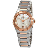 Omega Constellation Manhattan Quartz Diamonds Mother of Pearl Dial Two Tone Steel Strap Watch for Women - 131.20.25.60.55.001 Authentic Buy Shop Now