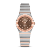 Omega Constellation Quartz Brown Dial Silver Steel Strap Watch for Women - 131.20.25.60.13.001 Authentic Buy Shop Now