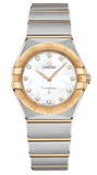 Omega Constellation Manhattan Mother of Pearl Dial Two Tone Steel Strap Watch for Women - 131.20.28.60.55.002 Authentic Buy Shop Now