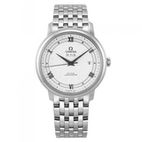 Omega De Ville Prestige Co Axial Automatic White Dial Silver Steel Strap Watch for Men - 424.10.40.20.02.005 Authentic Buy Shop Now
