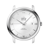 Omega De Ville Prestige Co-Axial Silver Dial Silver Steel Strap Watch for Men - 424.10.40.20.02.003 Authentic Buy Shop Now