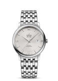 Omega De Ville Prestige Co-Axial Silver Dial Silver Steel Strap Watch for Men - 424.10.40.20.02.003 Authentic Buy Shop Now