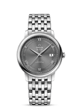 Omega De Ville Prestige Co-Axial Automatic Grey Dial Silver Steel Strap Watch for Men - 424.10.40.20.06.001 Authentic Buy Shop Now