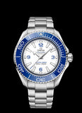 Omega Planet Ocean 6000M Co Axial Master Chronometer 45.5mm White Dial Silver Steel Strap Watch for Men - 21530462104001 Authentic Buy Shop Now