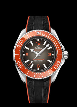 Omega Seamaster Planet Ocean 6000M Co Axial Master Chronograph Black Dial Black Rubber Strap Watch for Men - 21532462106001 Authentic Buy Shop Now