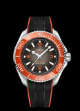Omega Seamaster Planet Ocean 6000M Co Axial Master Chronograph Black Dial Black Rubber Strap Watch for Men - 21532462106001 Authentic Buy Shop Now
