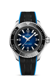 Omega Planet Ocean 6000M Co Axial Master Chronometer 45.5mm Blue Dial Black Rubber Strap Watch for Men - 21532462103001 Authentic Buy Shop Now