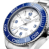 Omega Planet Ocean 6000M Co Axial Master Chronometer 45.5mm White Dial Silver Steel Strap Watch for Men - 21530462104001 Authentic Buy Shop Now