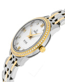 Omega De Ville Prestige Quartz Diamonds Mother of Pearl Dial Two Tone Steel Strap Watch for Women - 424.25.27.60.55.001 Authentic Buy Shop Now